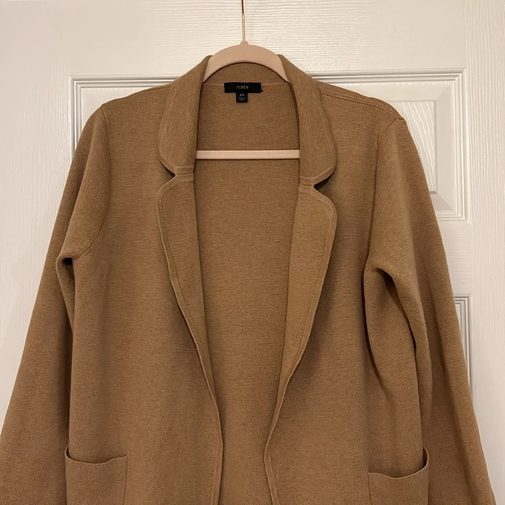 J. Crew Brown Wool Blend Blazer